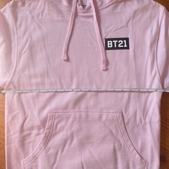 ASSC X BT21 Collab Pink Hoodie